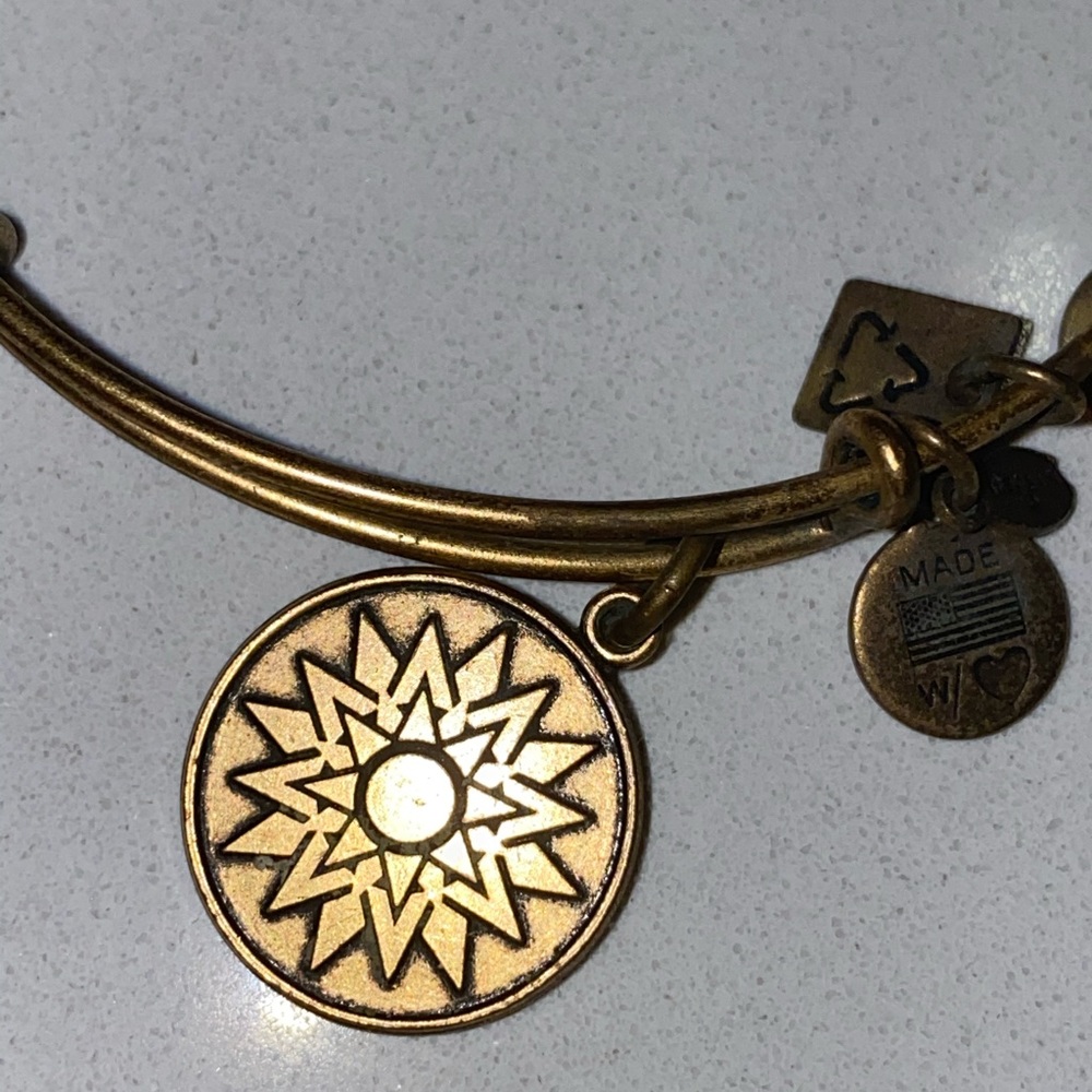 Alex and Ani sun bracelet